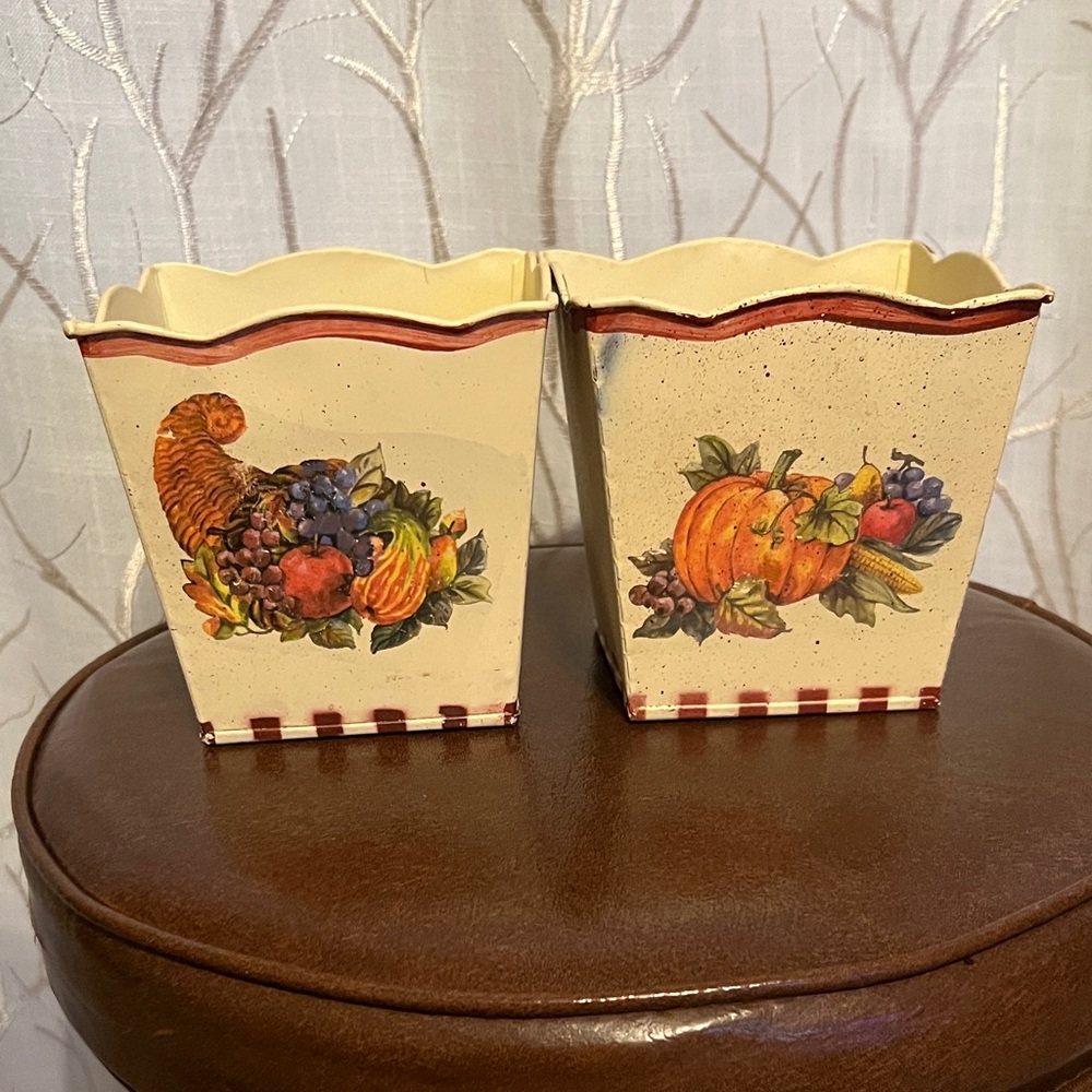 Festive Autumn-Themed Planters